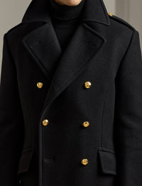 Manteau en laine - Black