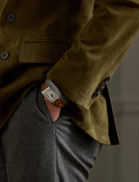 Blazer Kent en daim - Thicket Moss