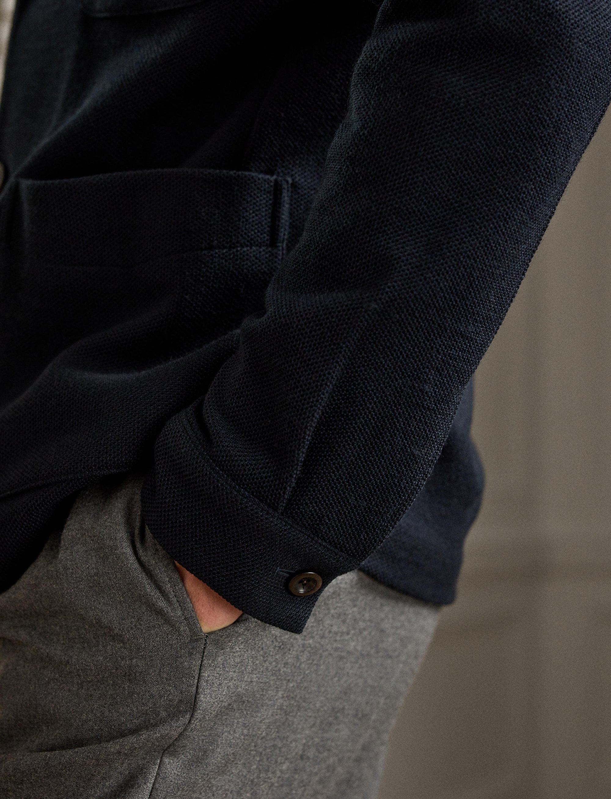 Veste Jasper en laine - Navy