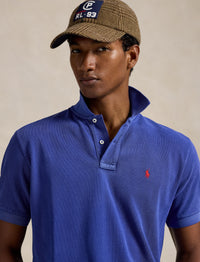 Polo coupe originale en coton piqué - Graphic Royal