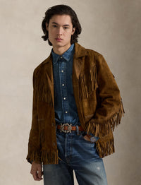 Veste à franges en daim - Hunter Brown