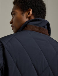 Carleton quilted down jacket - Classic Chairman Navy