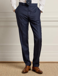 Costume Gregory peau de requin en laine - Navy