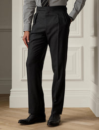 Costume Kent prince-de-galles en laine - Charcoal & Dark Grey