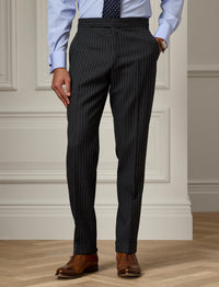 Kent wool suit - Dark Grey & Cream