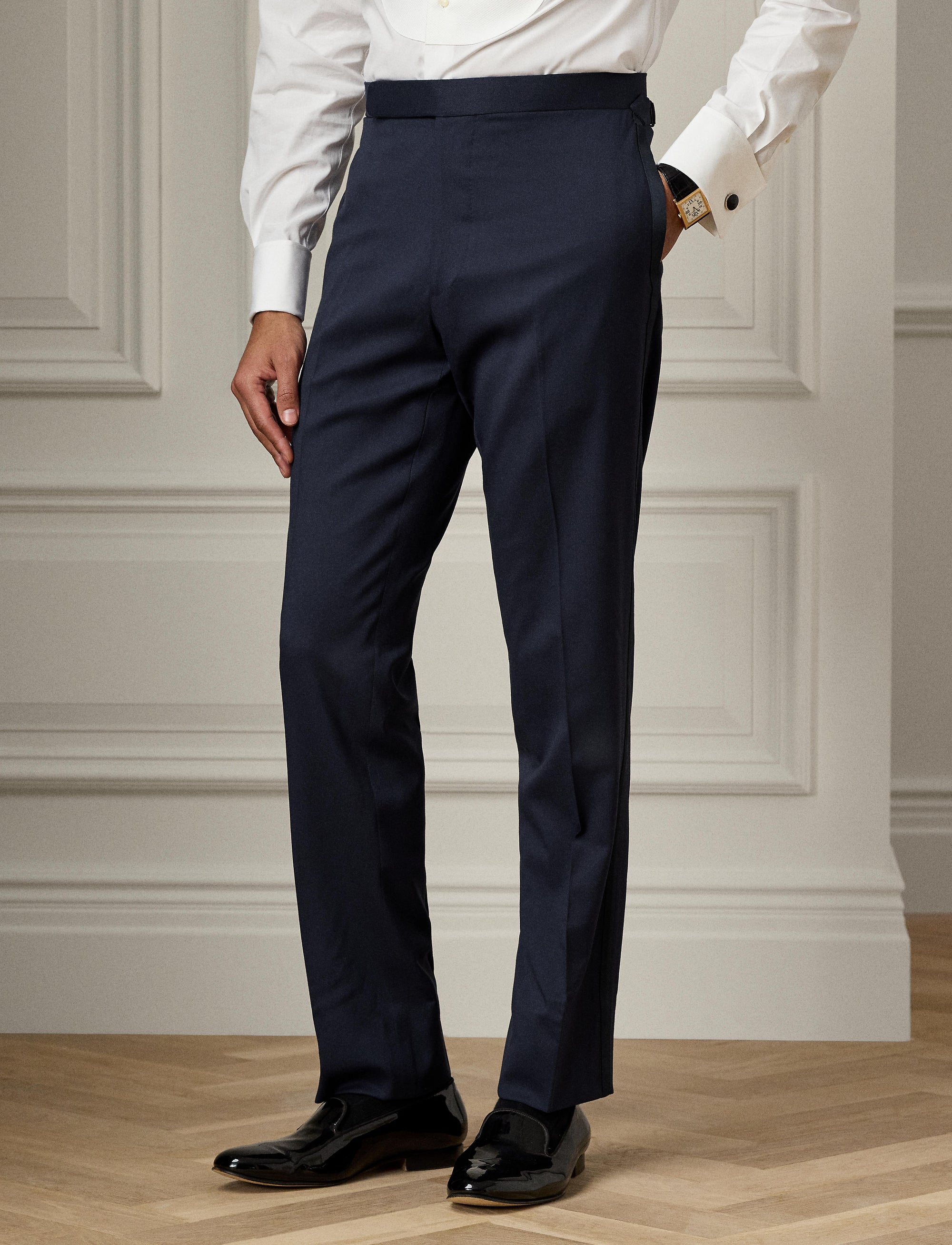Smoking Gregory en laine - Navy