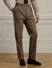 Kent Prince of Wales wool suit - Camel & Brown