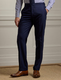 Gregory suit in wool twill - Classic Navy