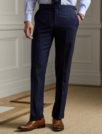 Costume Gregory en laine - Navy & Cream
