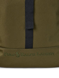 Tone-on-tone logo backpack - Olive