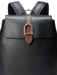 Sac à dos Voyager en cuir - Noir