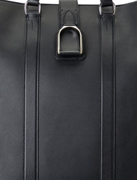 Cabas Welington en cuir - Black