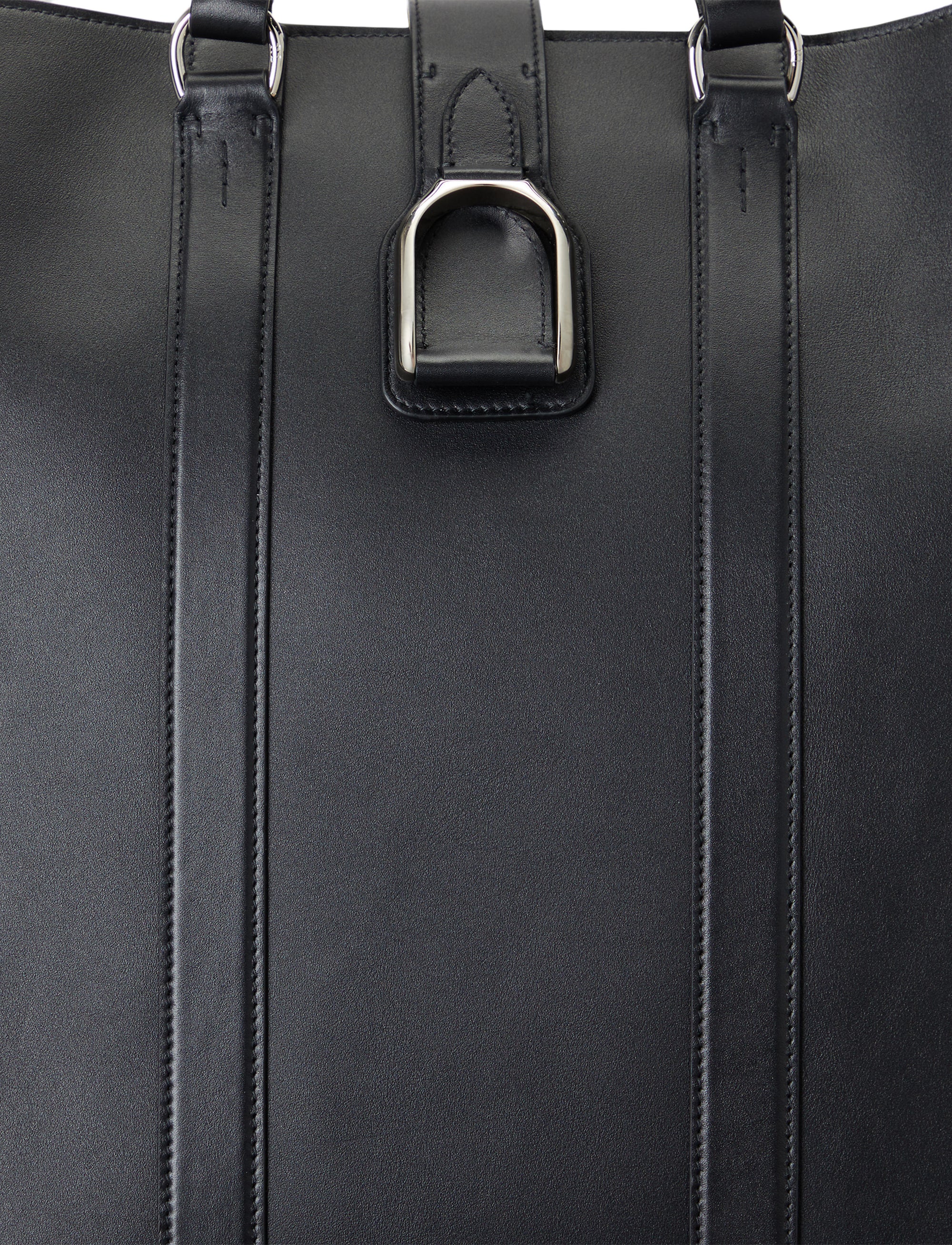 Cabas Welington en cuir - Black