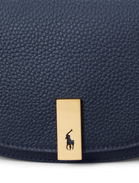 Saddle Polo ID leather mini-bag - Navy Navy