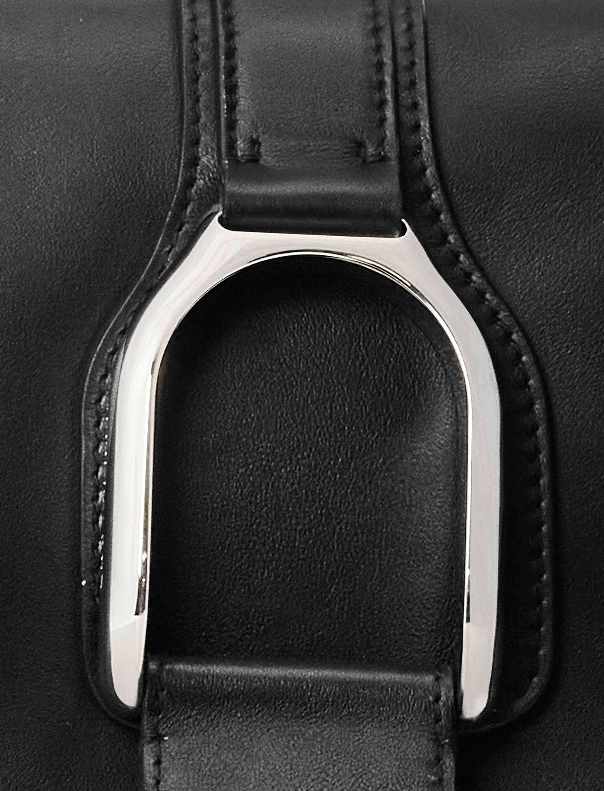 Sac à bandoulière Welington en cuir - Black