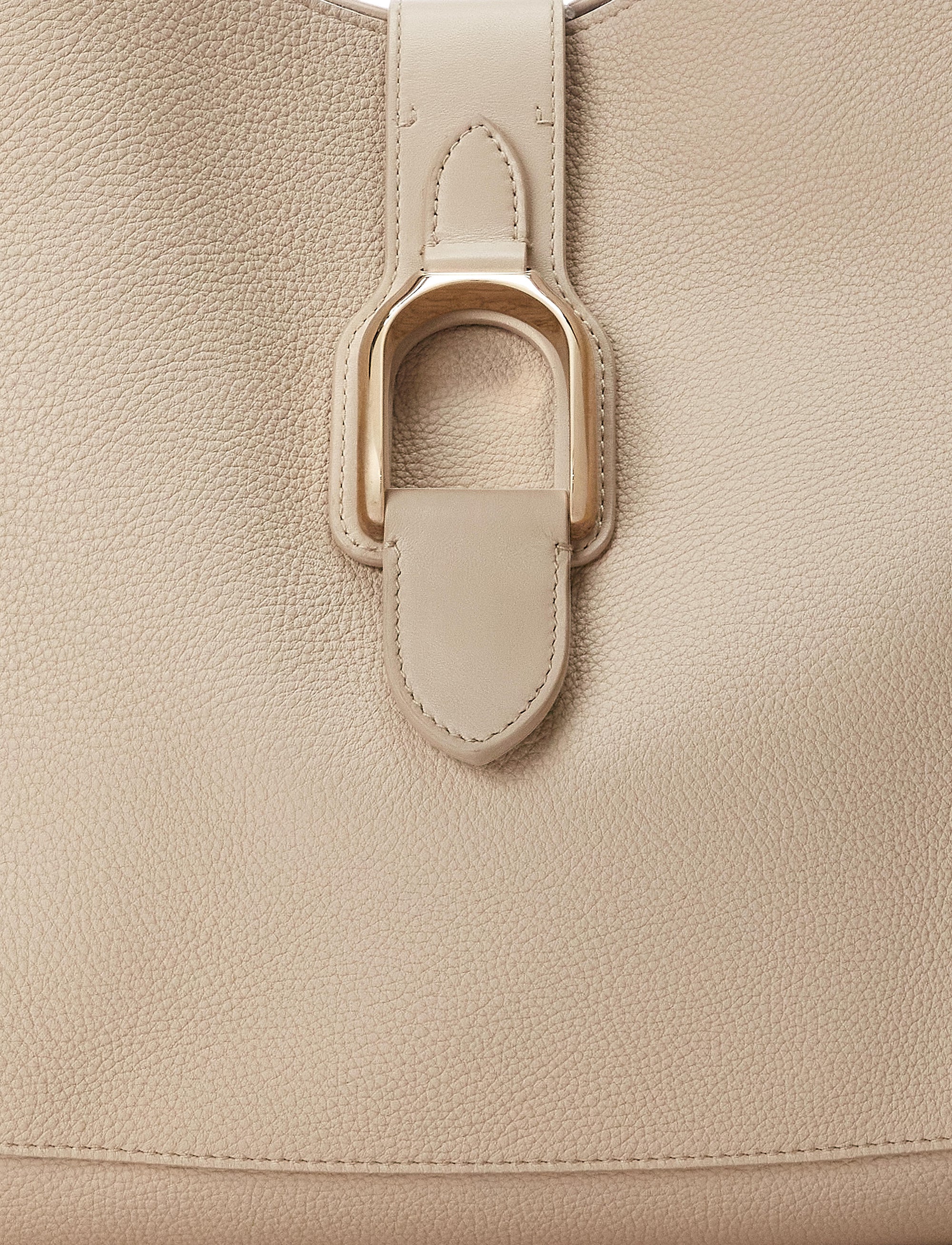 Sac porté épaule Welington en cuir - Fawn