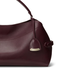 Sac porté épaule Ralph en cuir - Burgundy