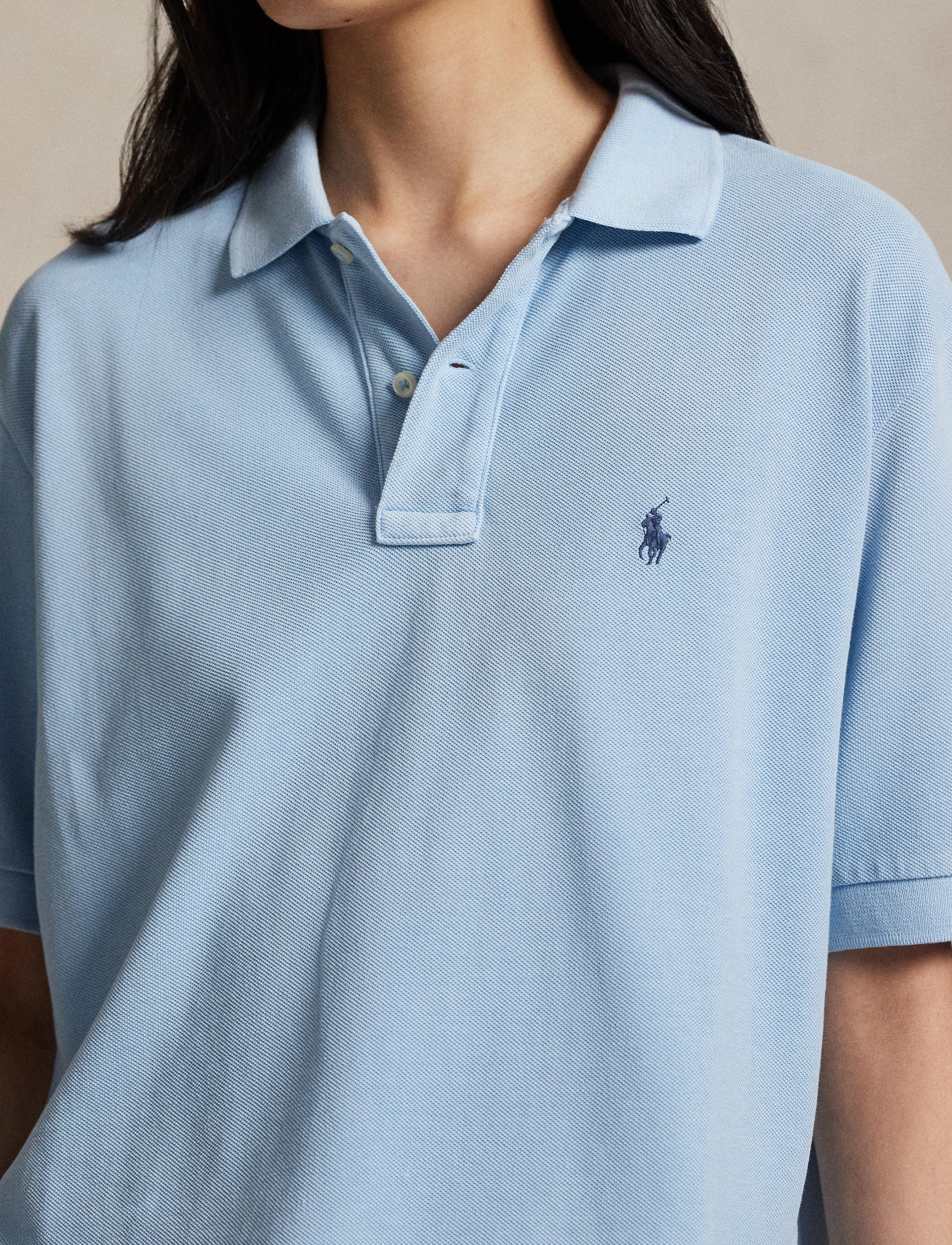Polo coupe originale en coton piqué - Southport Blue