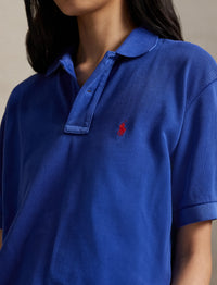 Polo coupe originale en coton piqué - Graphic Royal