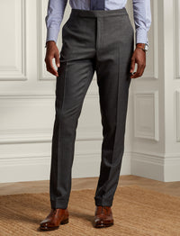 Gregory suit in wool twill - Charcoal