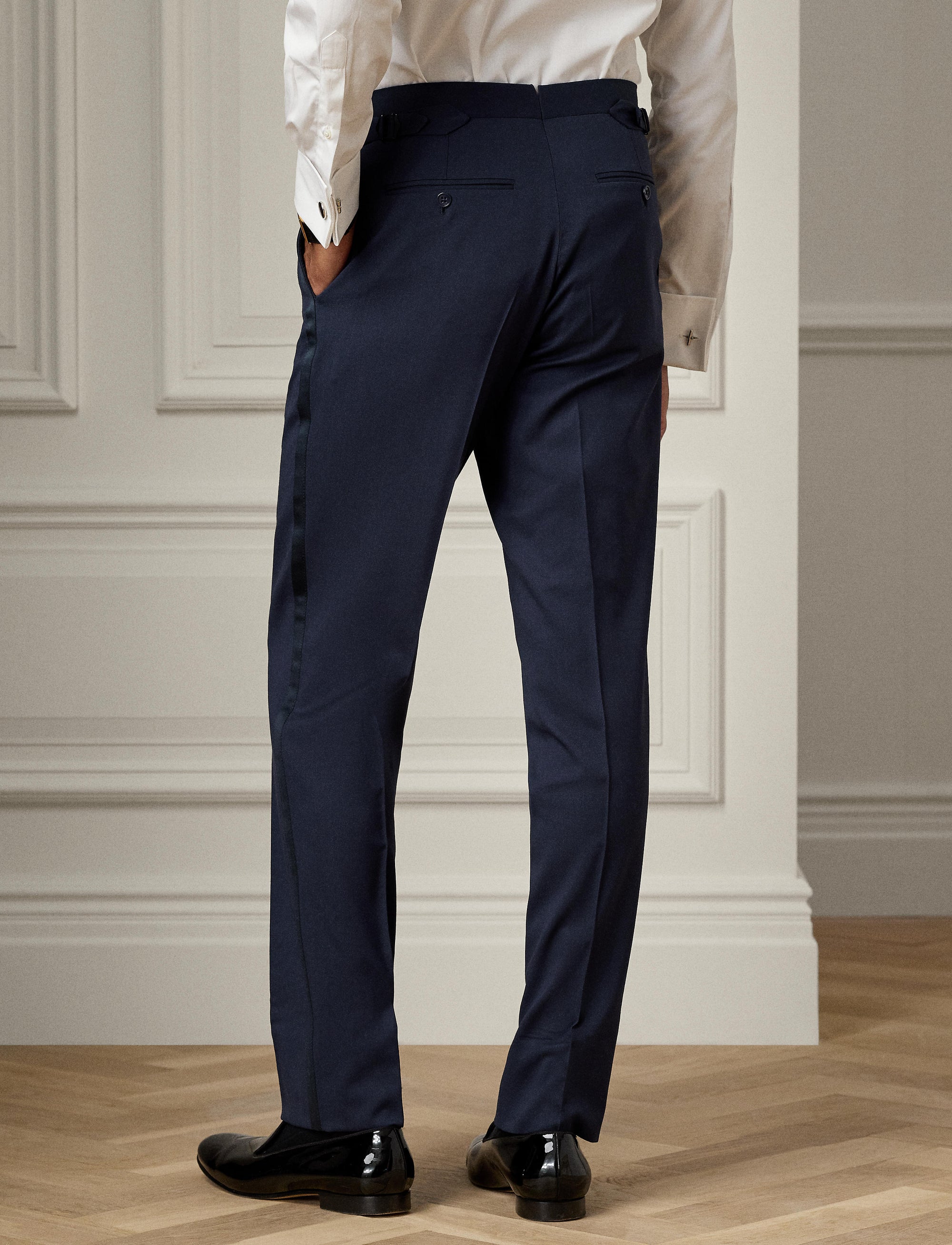 Smoking Gregory en laine - Navy