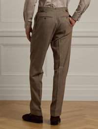 Kent Prince of Wales wool suit - Camel & Brown