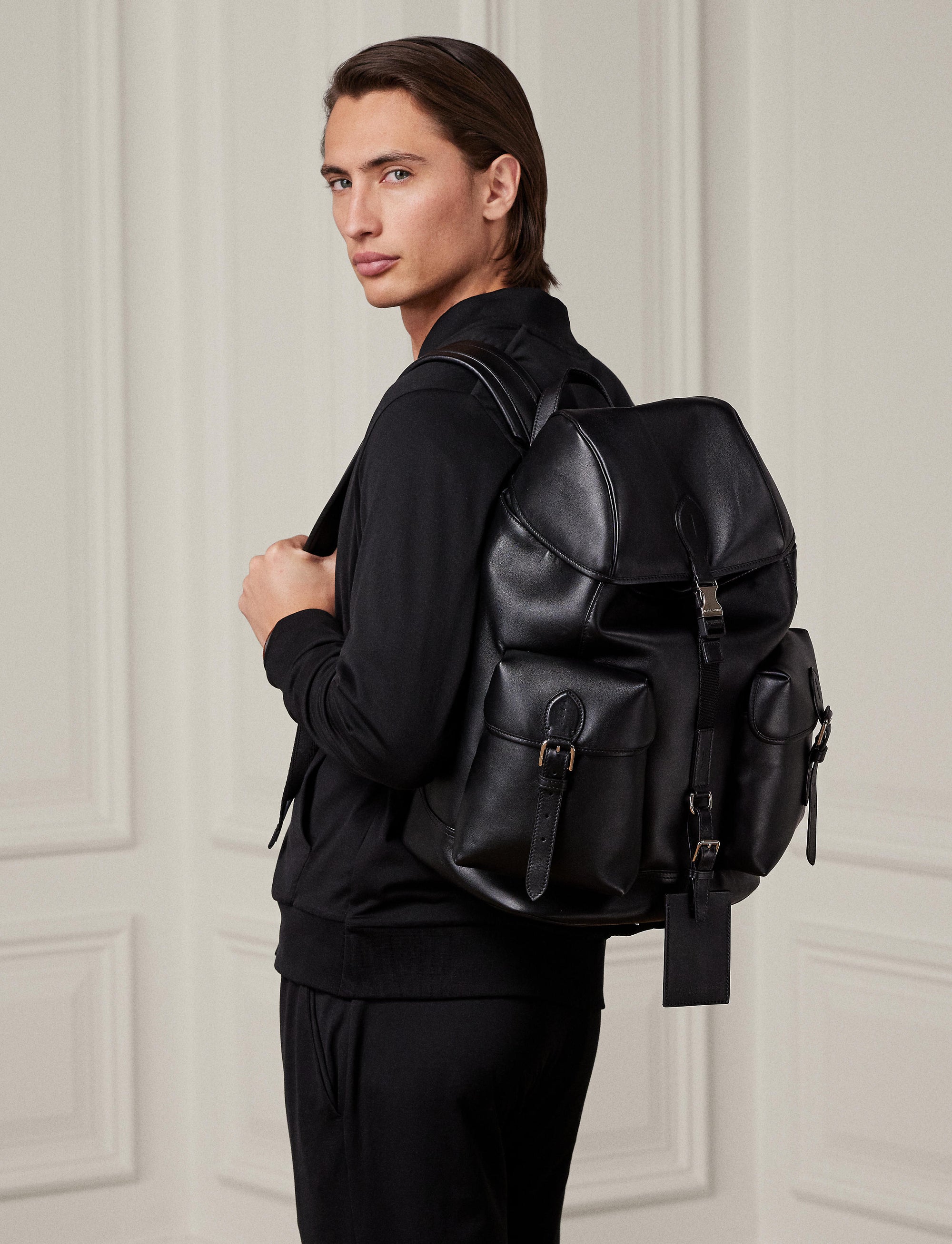 Sac à dos en cuir - Black