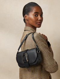 Sac porté épaule Welington en cuir - Black