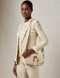 Sac porté épaule Welington en cuir - Fawn