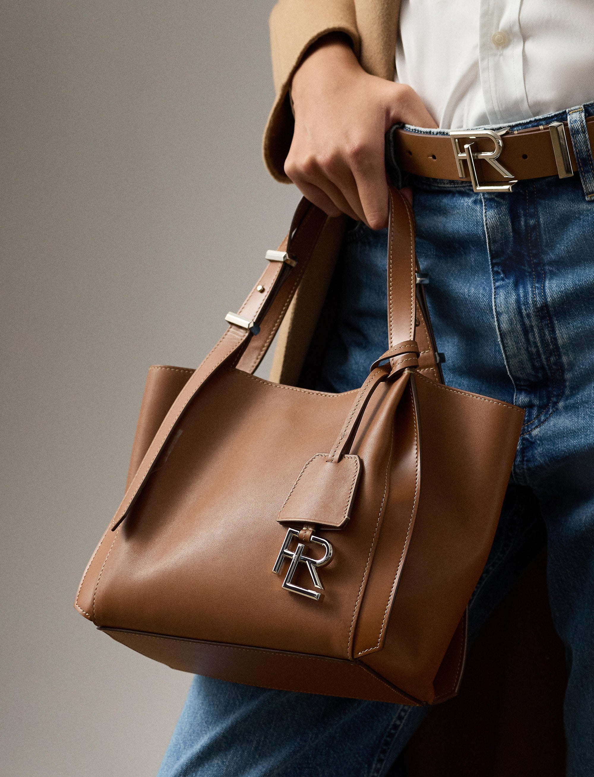 Mini-cabas RL 888 en cuir - Gold
