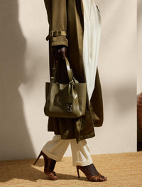 Mini-cabas RL 888 en cuir - Dusty Sage