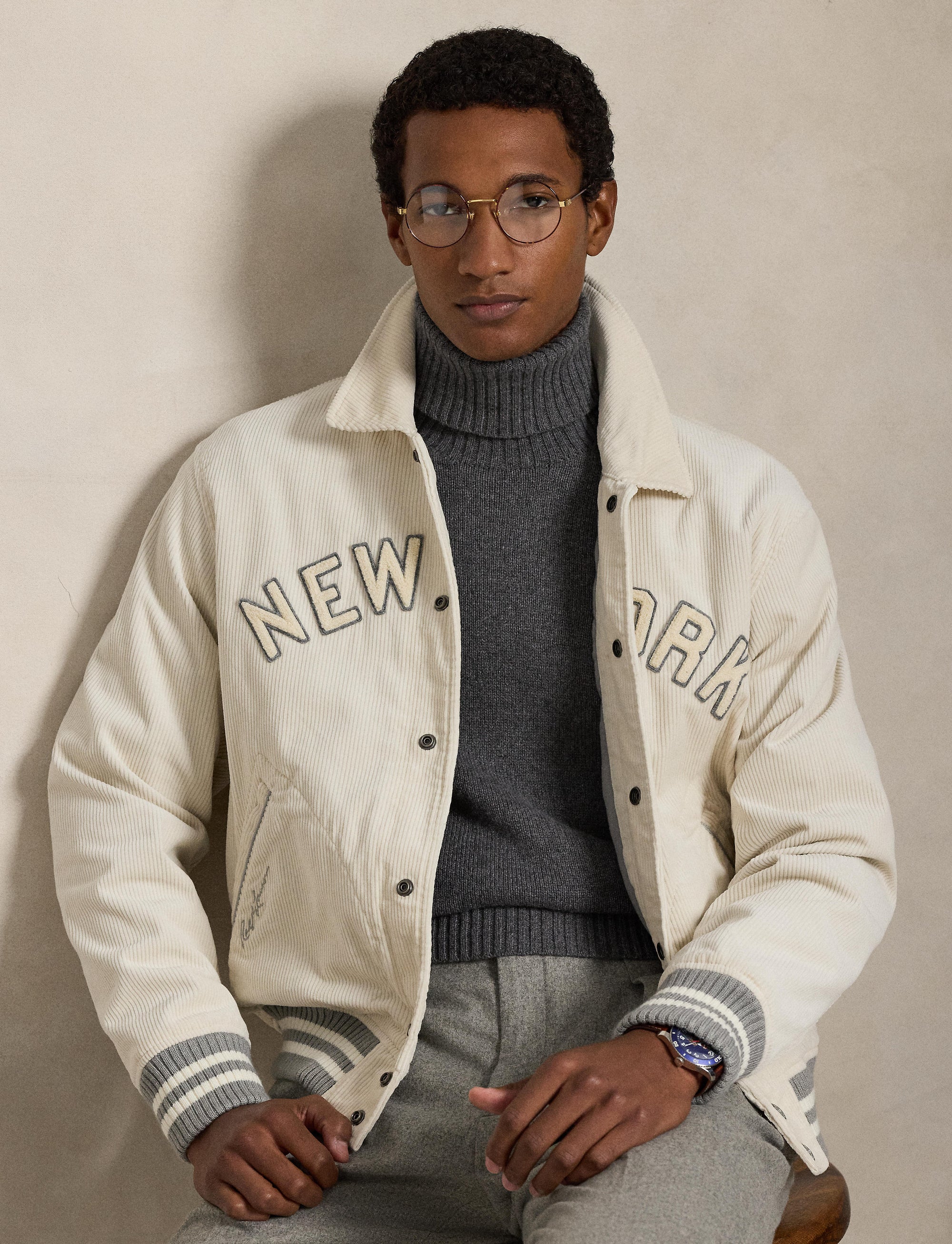 Veste Polo Ralph Lauren Yankees™ - Antique Cream