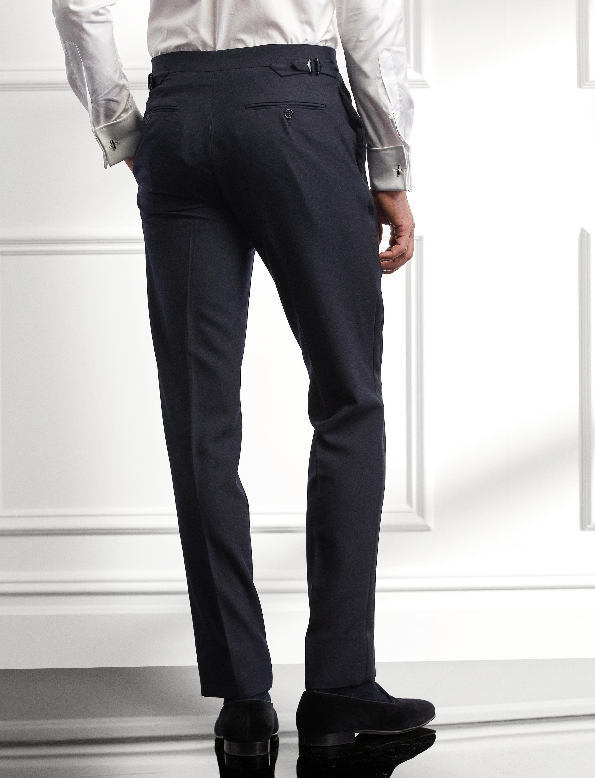 Veste de smoking Gregory en laine - Navy