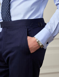 Costume Kent en laine - Bright Navy & Grey