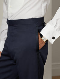 Smoking Gregory en laine - Navy