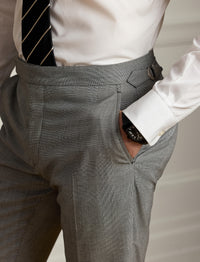 Kent Prince of Wales wool suit - Black & White