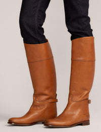 Bottes d'équitation Sallen en cuir - Tan