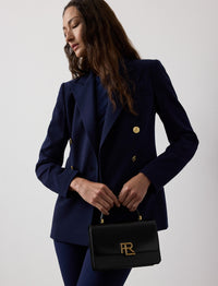 Sac porté main RL 888 en cuir - Black