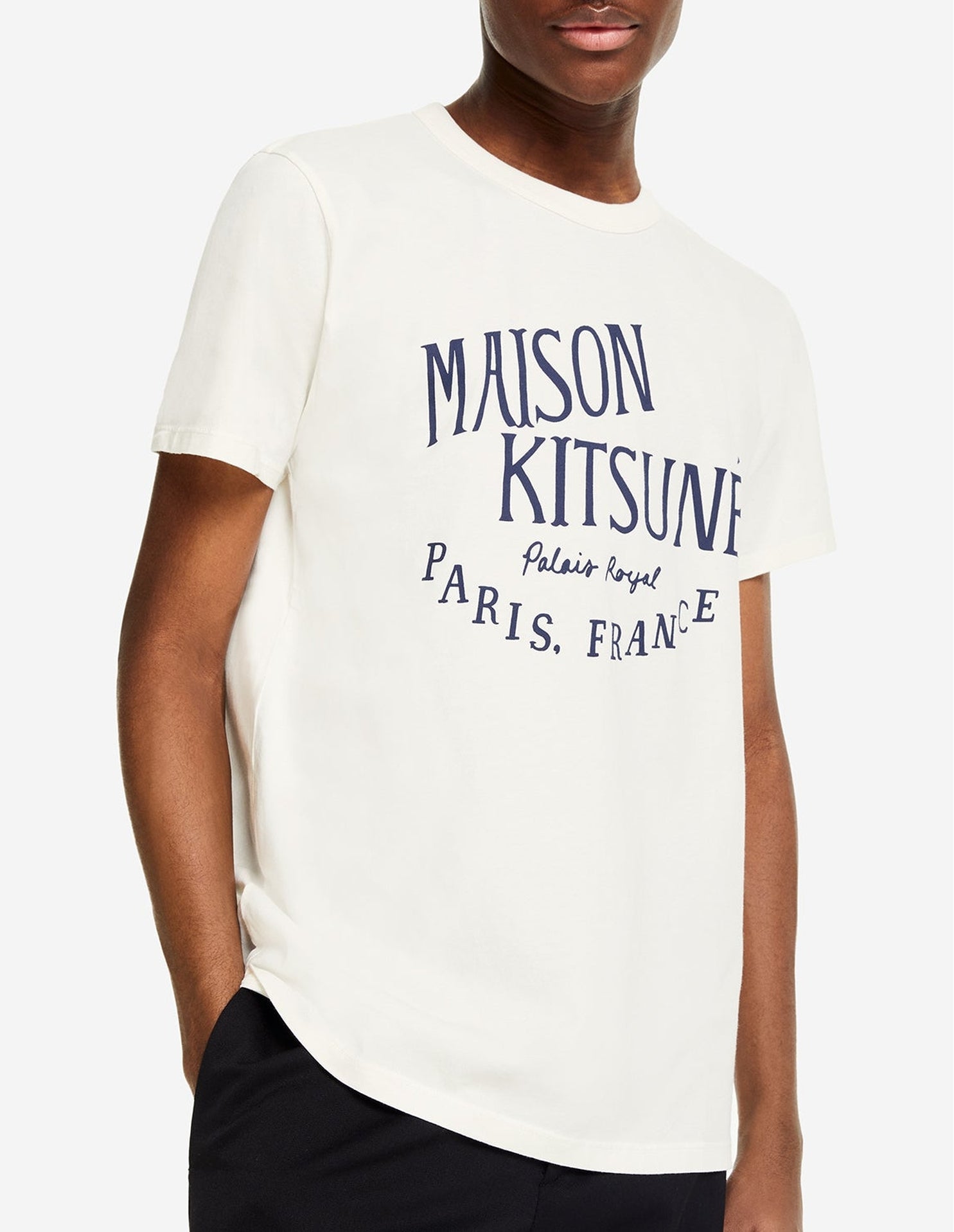 T-shirt à col rond Palais Royal Paris - Latte
