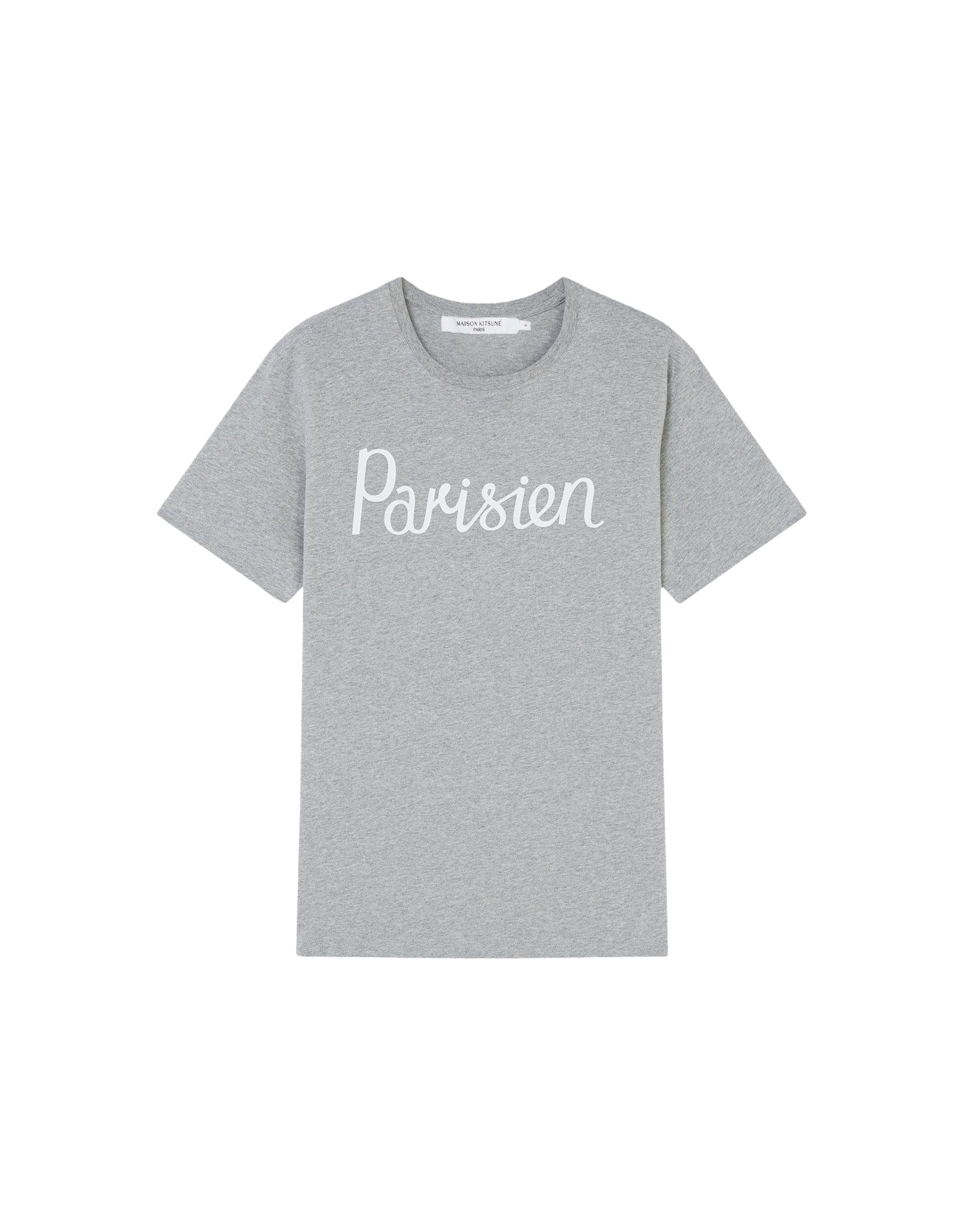 Short-sleeved round-neck T-shirt - Grey Melange