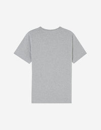 Short-sleeved round-neck T-shirt - Grey Melange