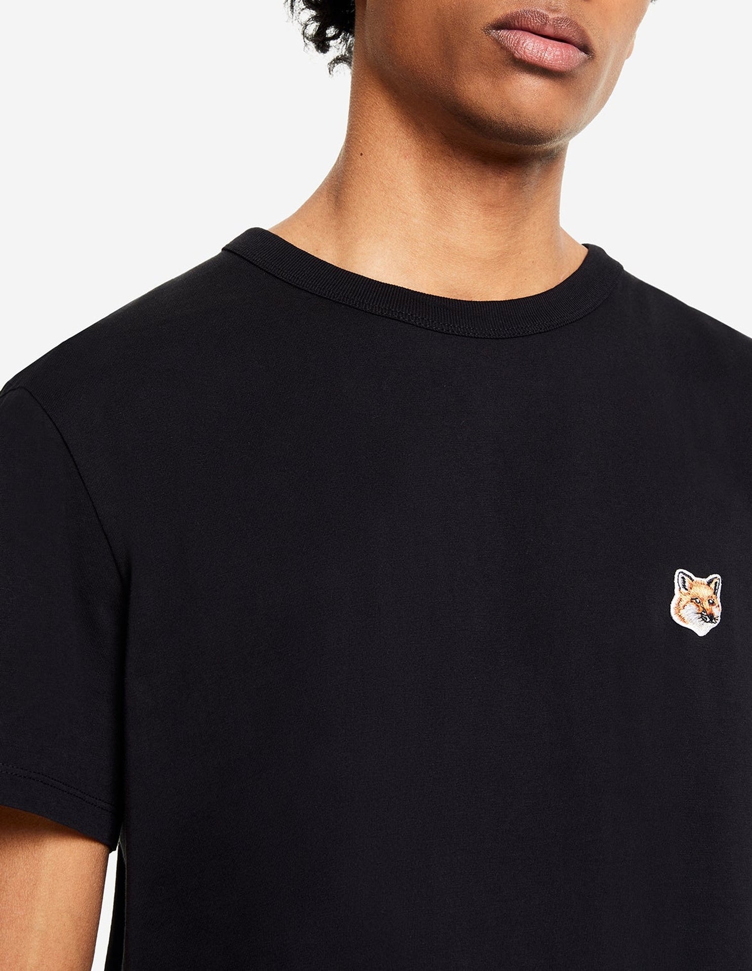 T-shirt manches courtes à col rond - Black