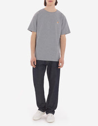 T-shirt manches courtes à col rond - Grey Melange