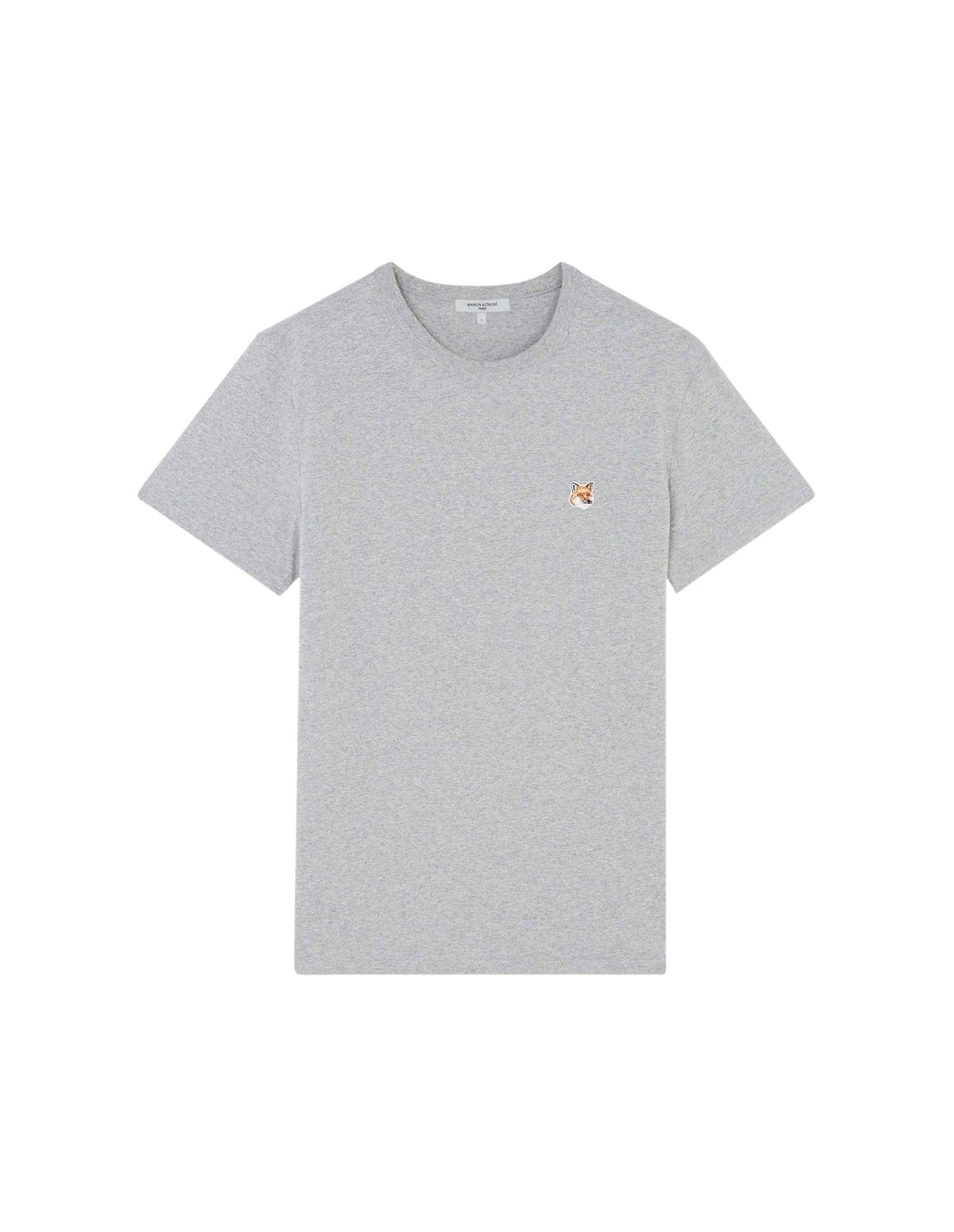 T-shirt manches courtes à col rond - Grey Melange