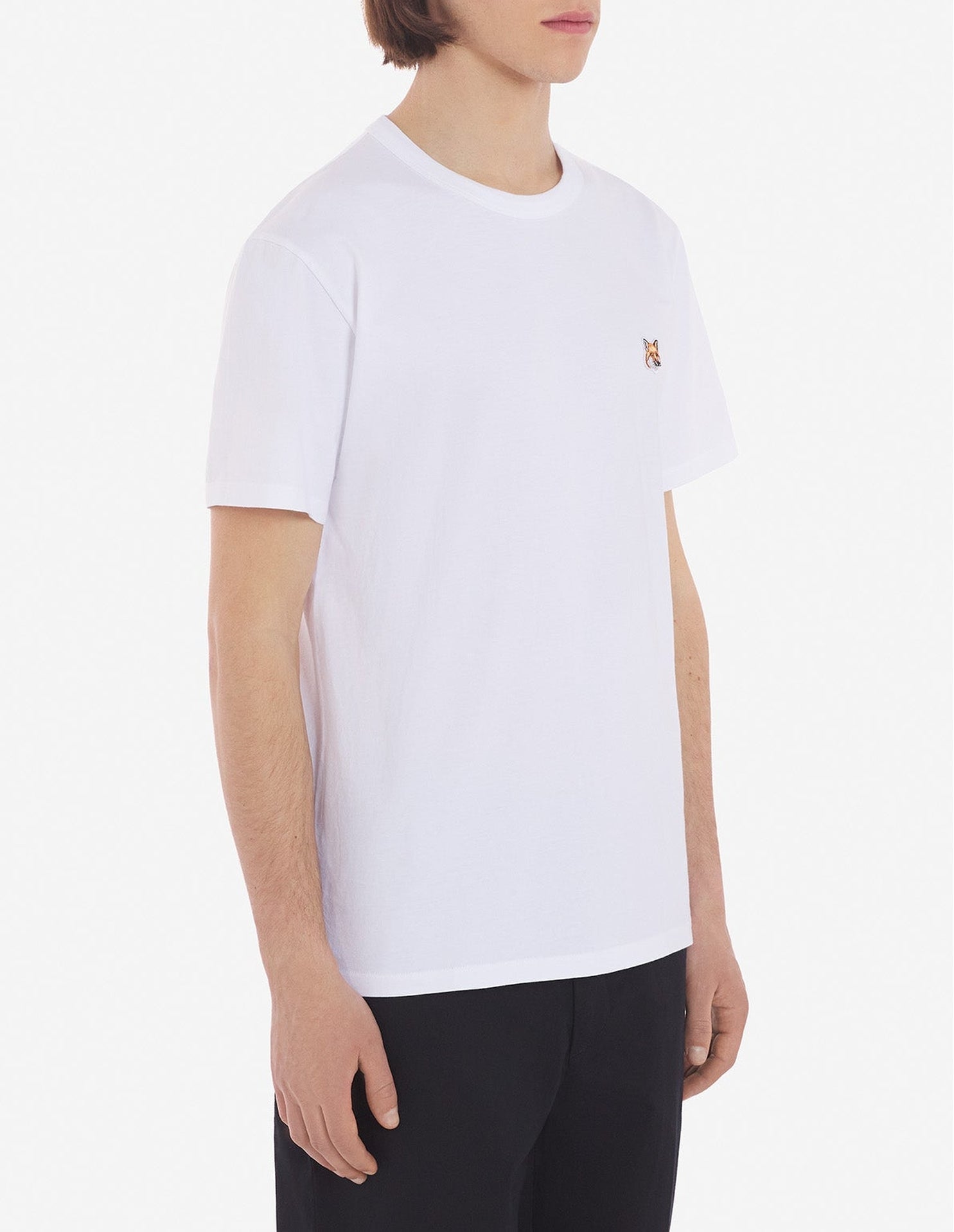 Short-sleeved round-neck T-shirt - White
