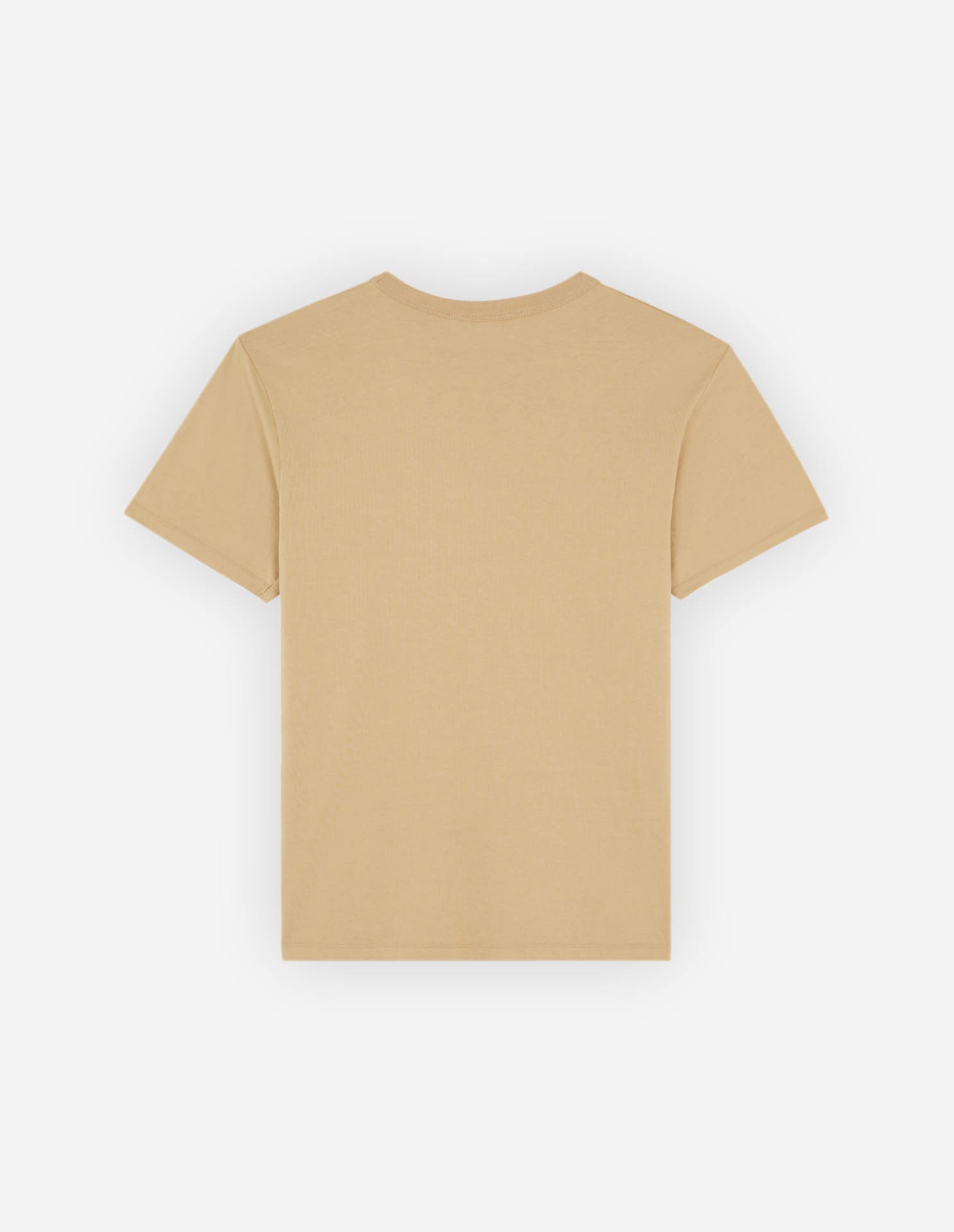 Short-sleeved round-neck T-shirt - Beige
