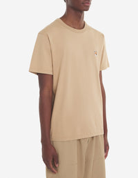 Short-sleeved round-neck T-shirt - Beige