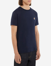 Short-sleeved round-neck T-shirt - Navy