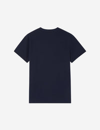 Short-sleeved round-neck T-shirt - Navy