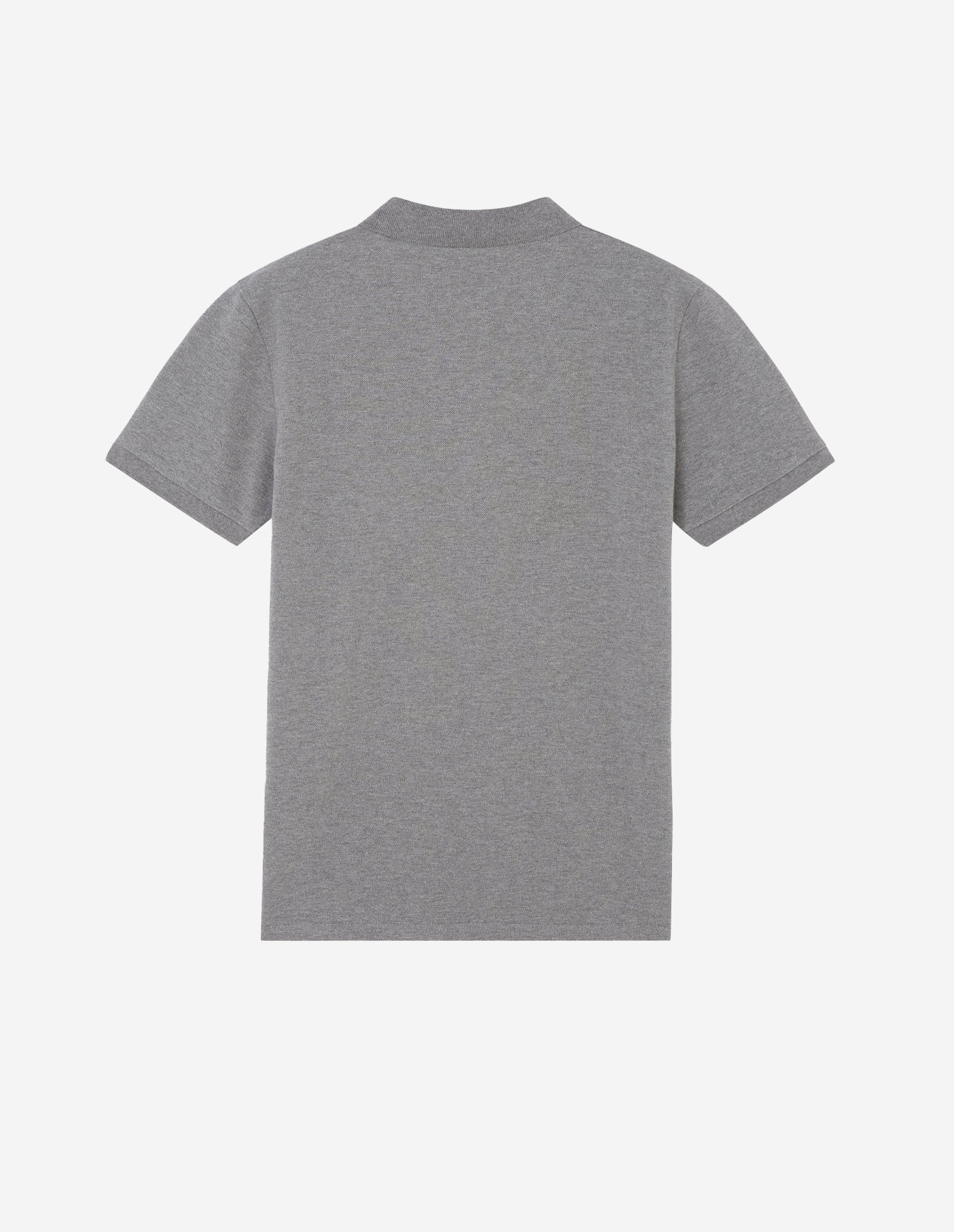 Fox short-sleeved polo shirt - Grey melange